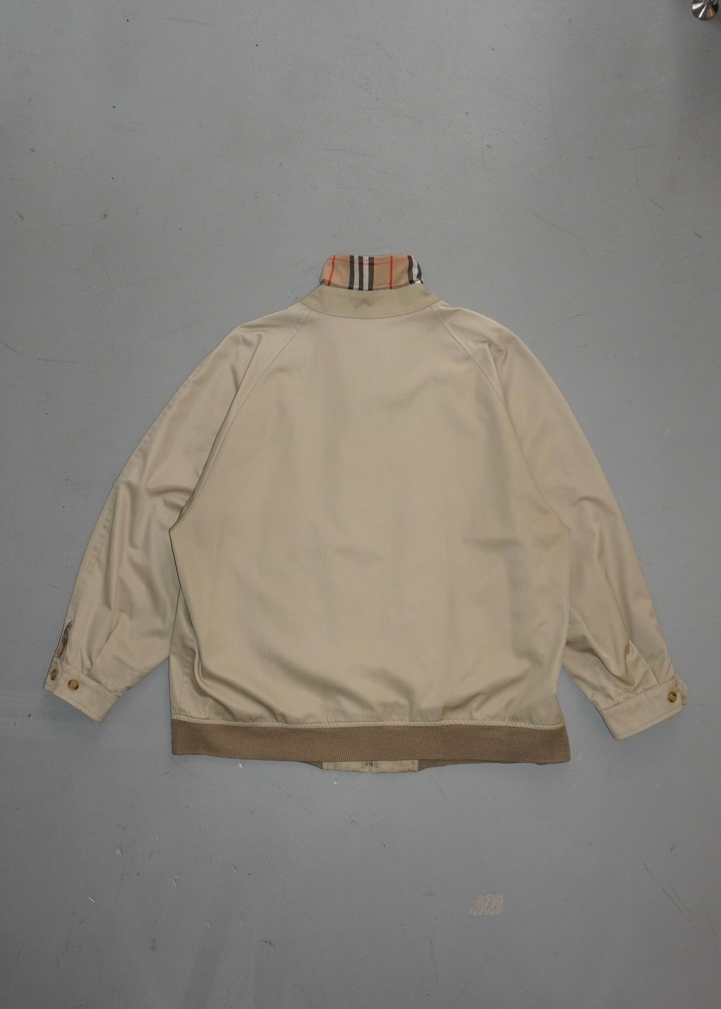 Burberry Vintage Harrington Jacket (Beige* Check)