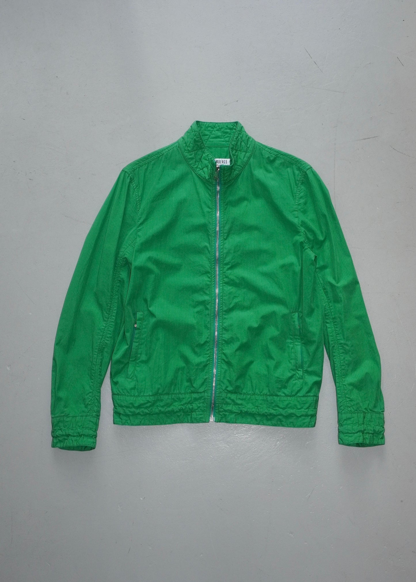 Dirk Bikkembergs Object Dye Zipper Blouson (Green)