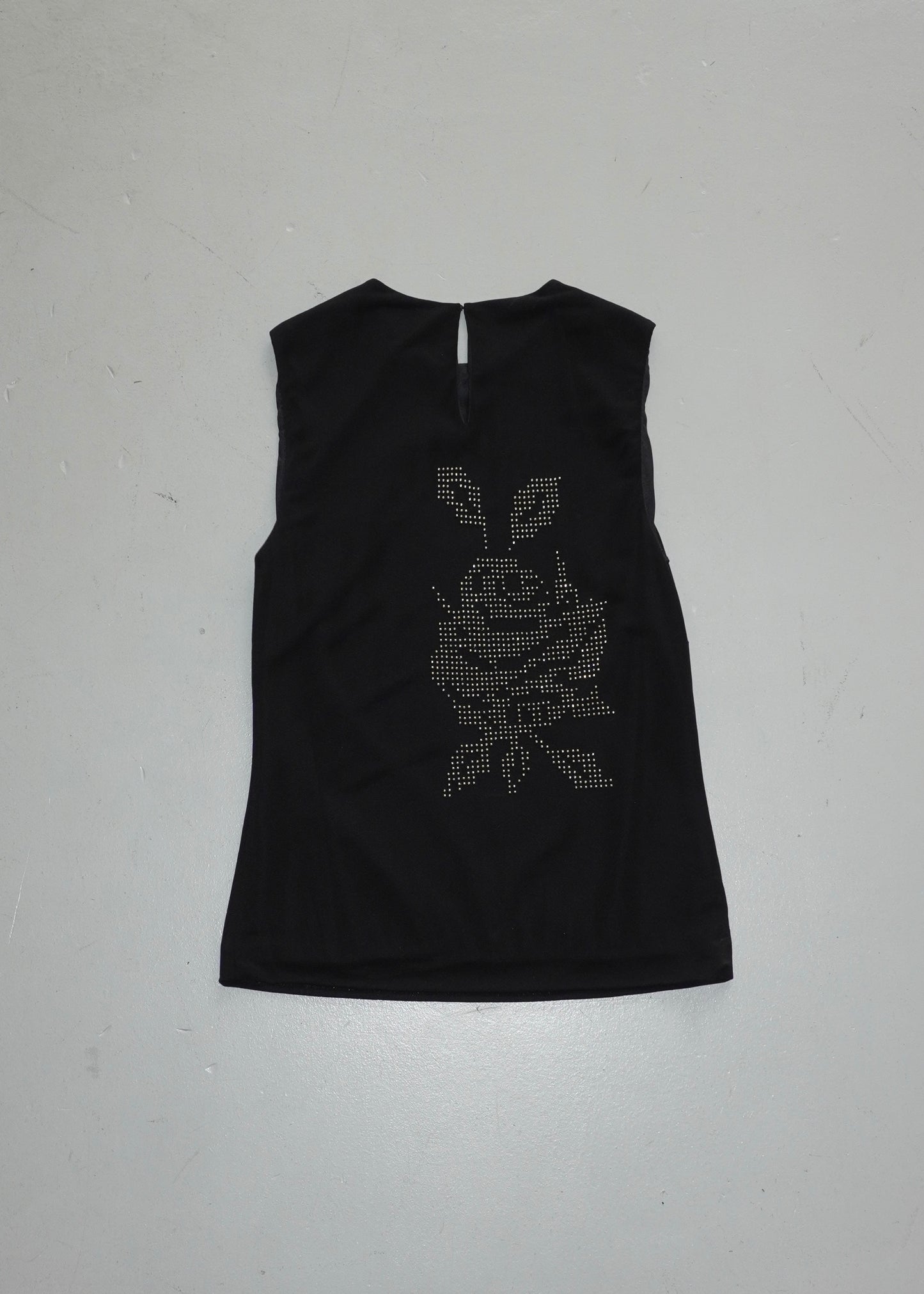 Dolce&Gabbana Studded Rose Sleeveless Top