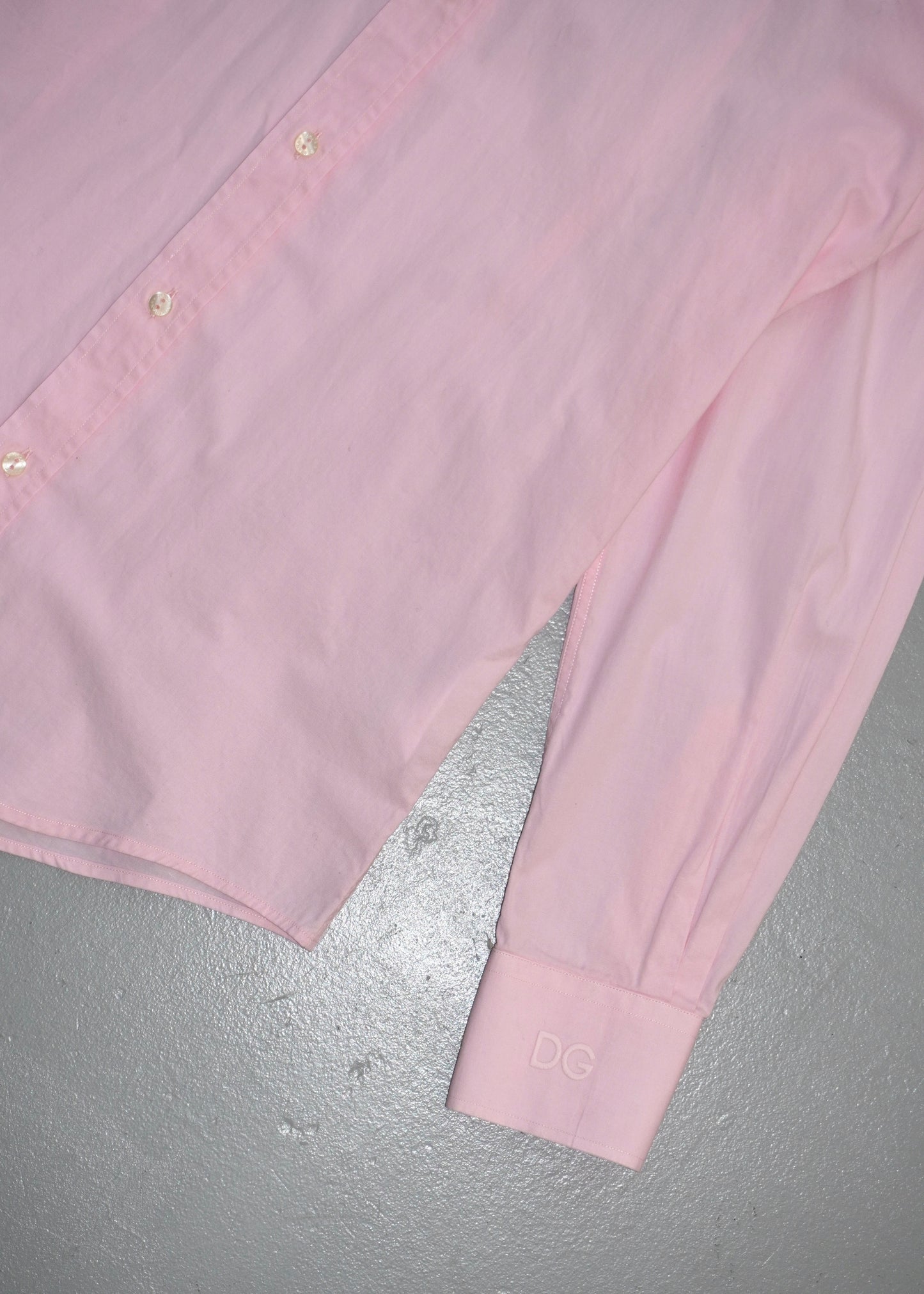 Dolce&Gabbana Long-Sleeved Shirt (Pink, Made in Italy)