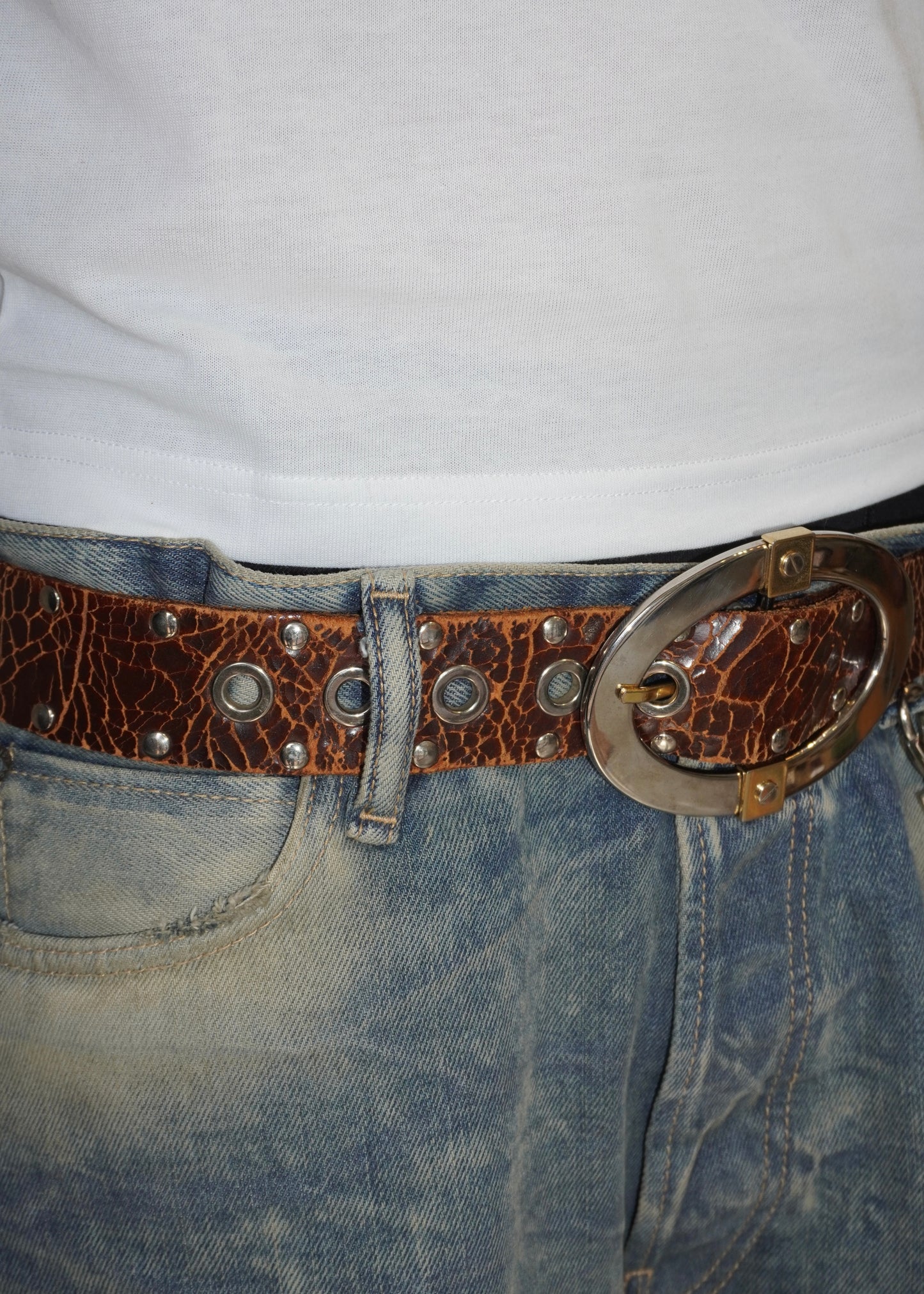 Dolce & Gabbana Circle Backle Belt