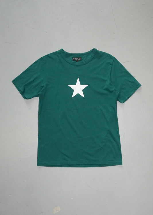 Agnes b Star T-shirt (Green)