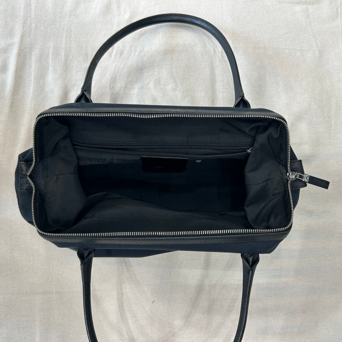 Ferragamo Nylon Leather Shoulder Bag