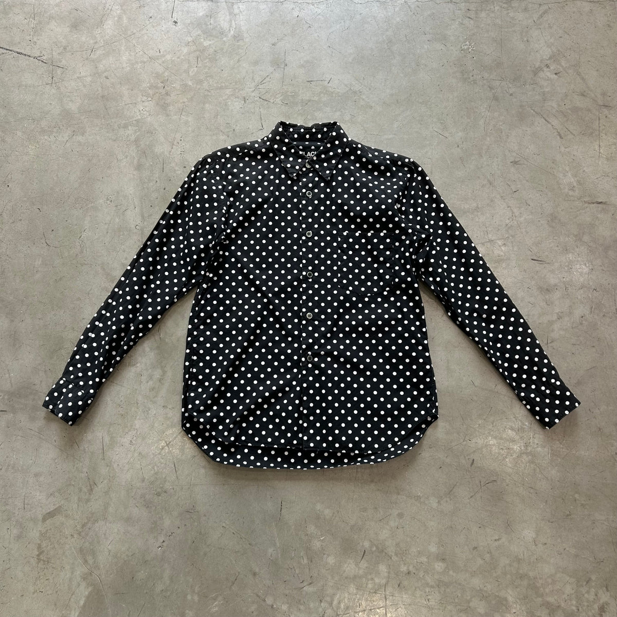 Black Comme des Garcons Dot Shirt