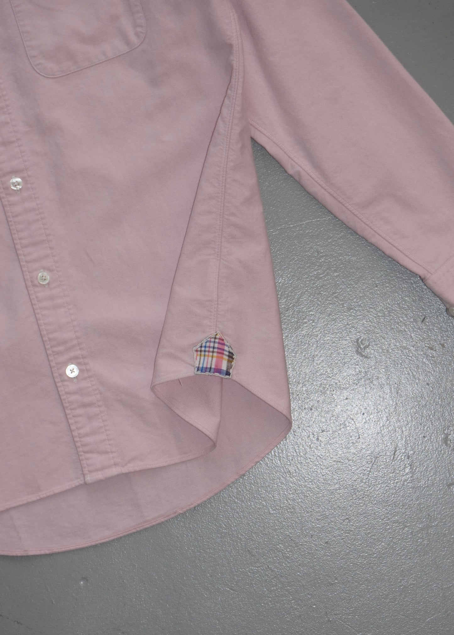 Visvim Long-Sleeved BD Shirt (Pink,Made in Japan)