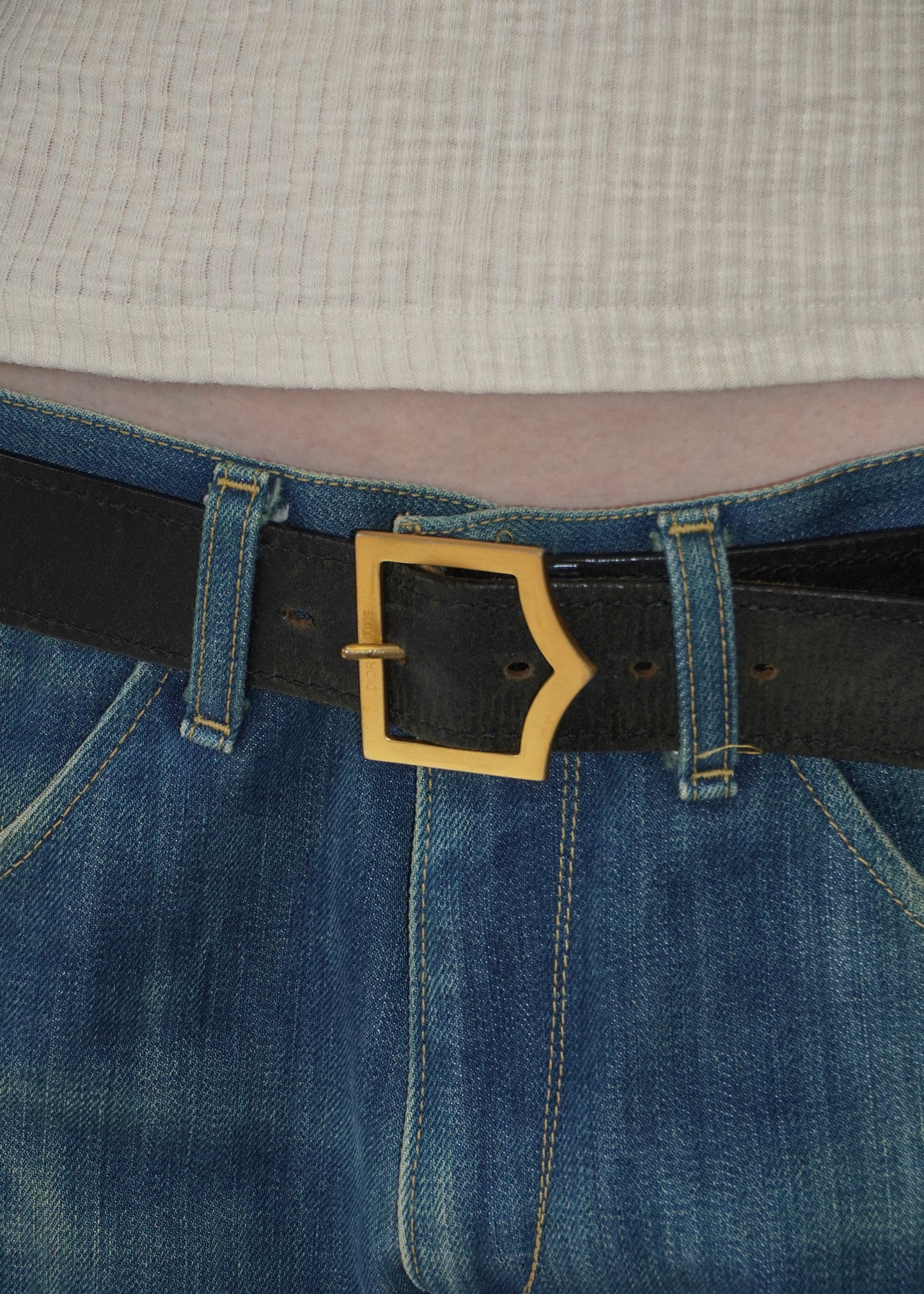 Dior Homme "D" Buckle Belt