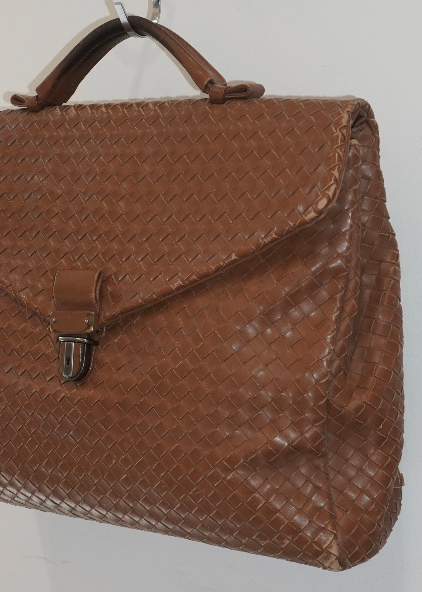 Bottega Veneta Intrecciato Leather Office Bag