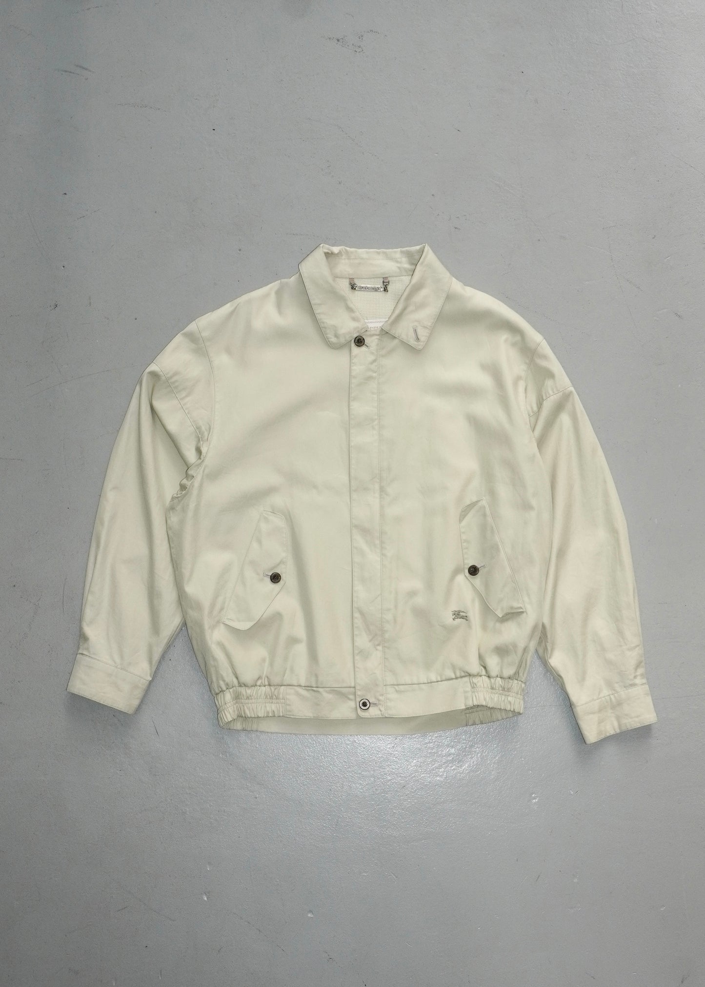 Burberry 90s Harrington Jacket (Beige)