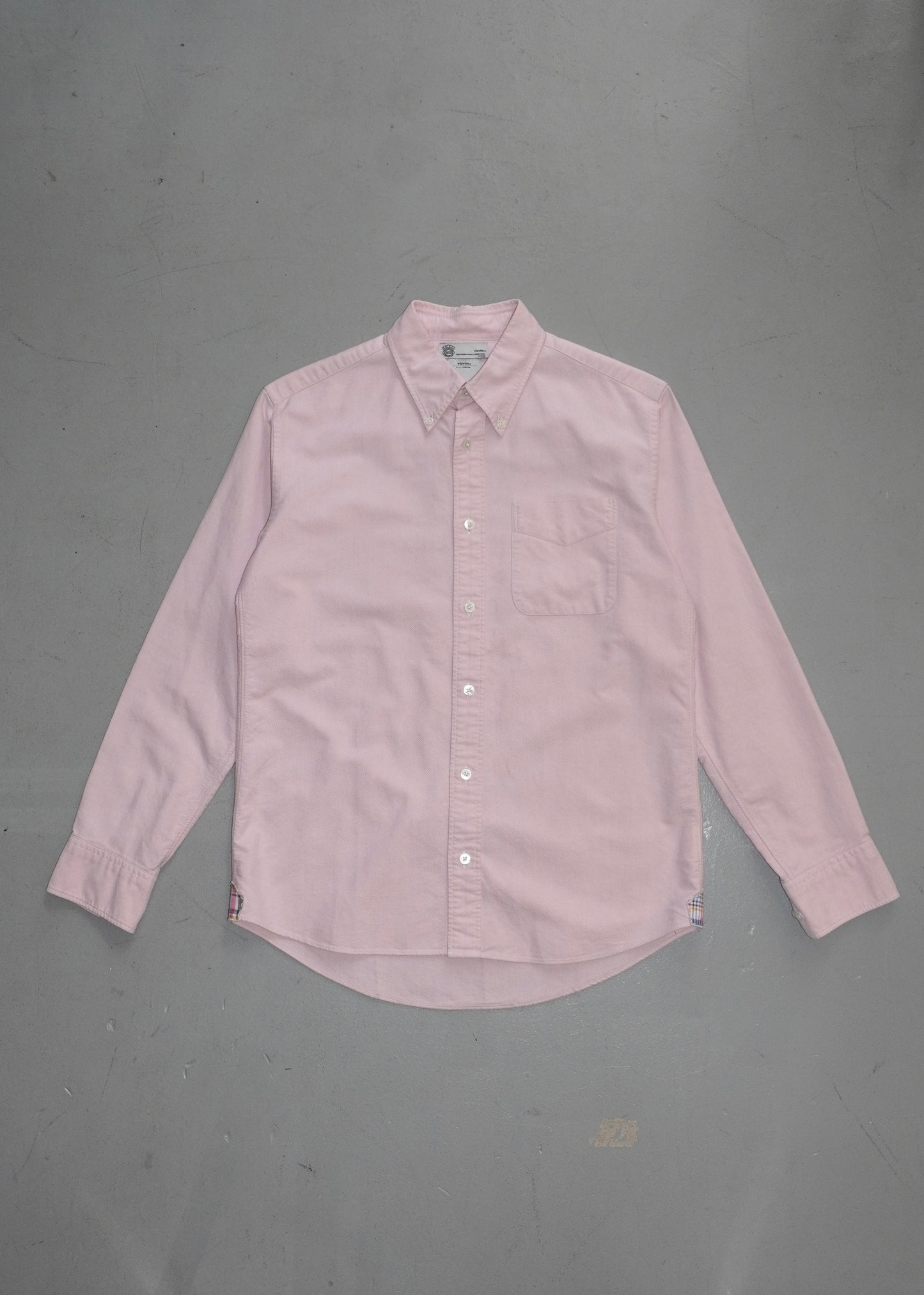 Visvim Long-Sleeved BD Shirt (Pink,Made in Japan)