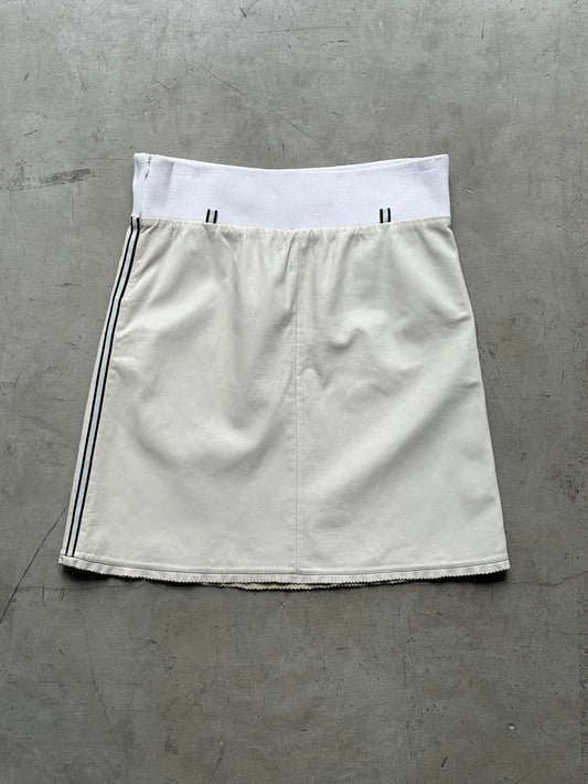 Miu Miu fall 1999 Sport Bend Leather Skirt (velvetknife)