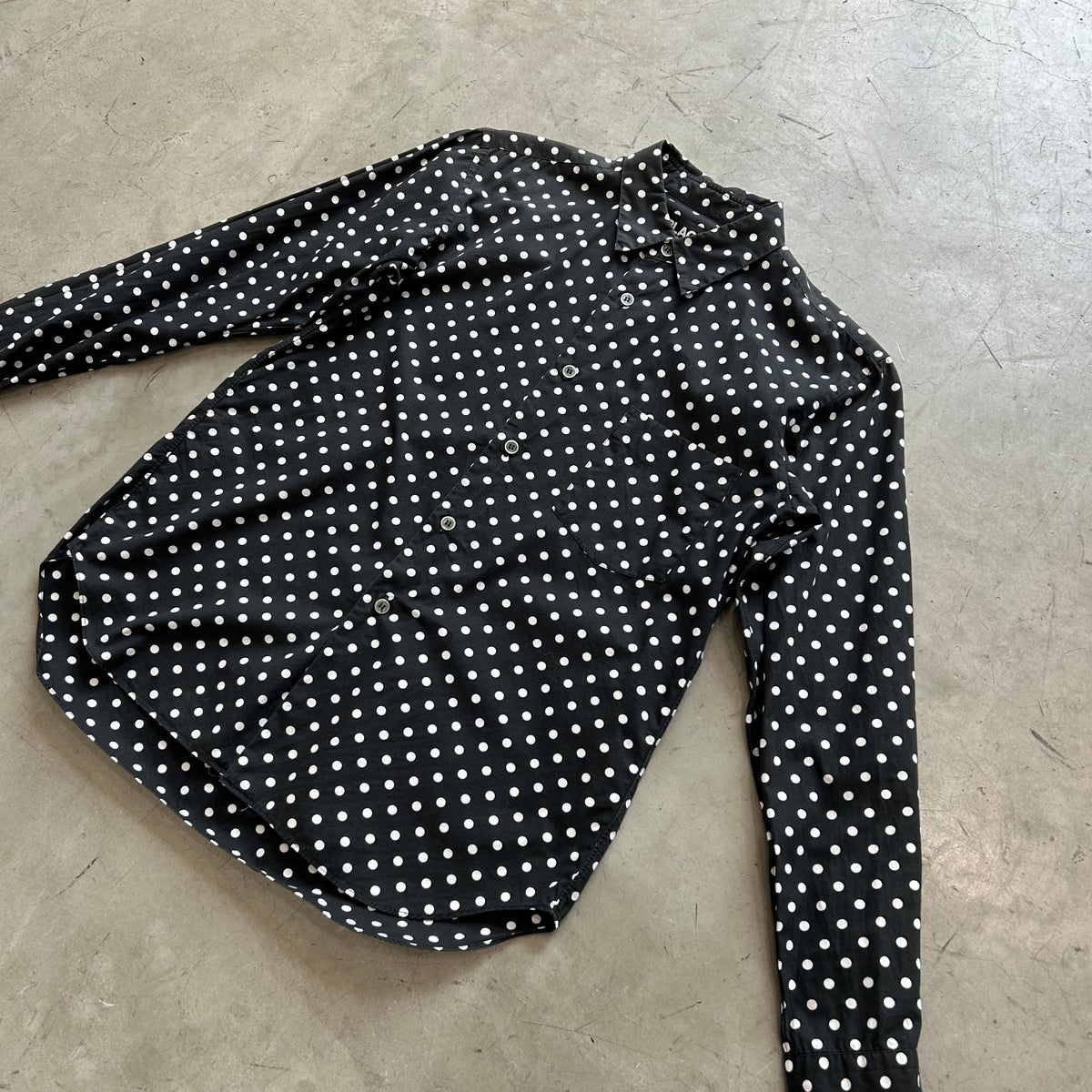 Black Comme des Garcons Dot Shirt