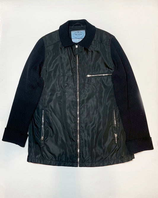 Prada Fall 1994 Nylon with Knit Sleeves (velvetknife)