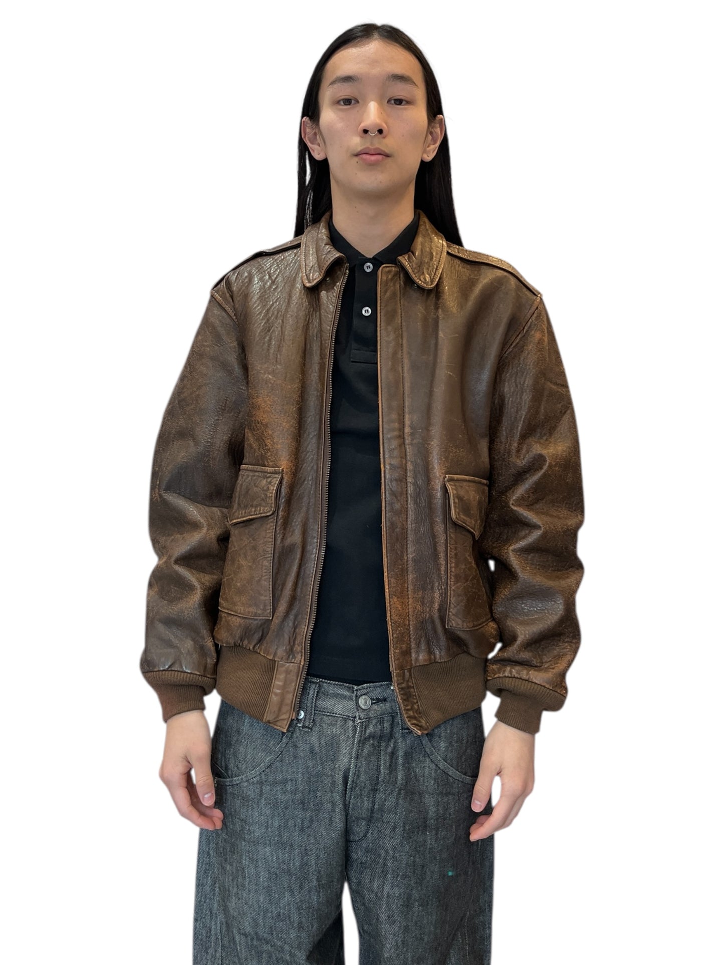 HOUSTON cow leather jacket