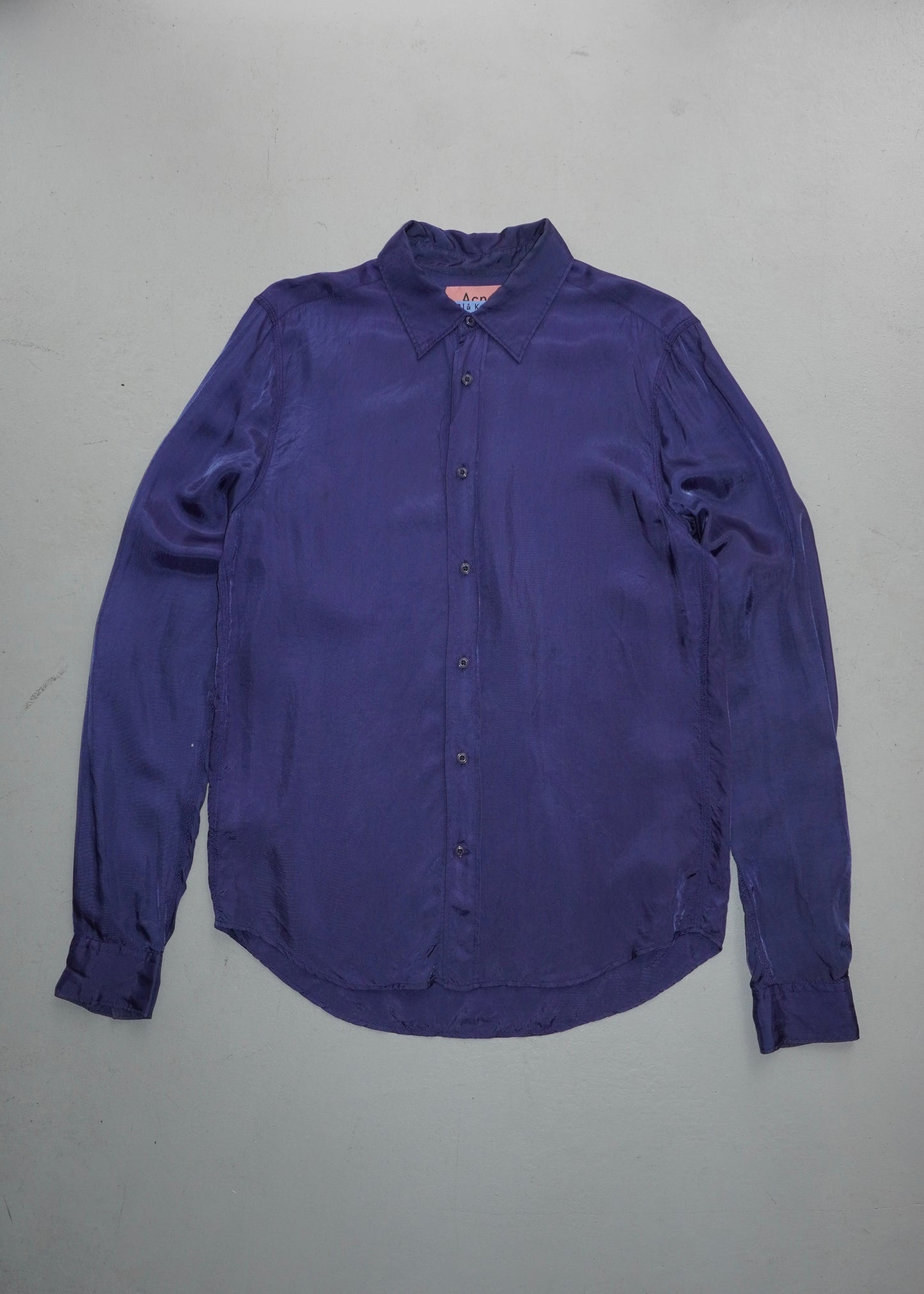 Acne Studios	Cupro Shirts (Navy)