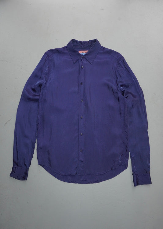 Acne Studios	Cupro Shirts (Navy)