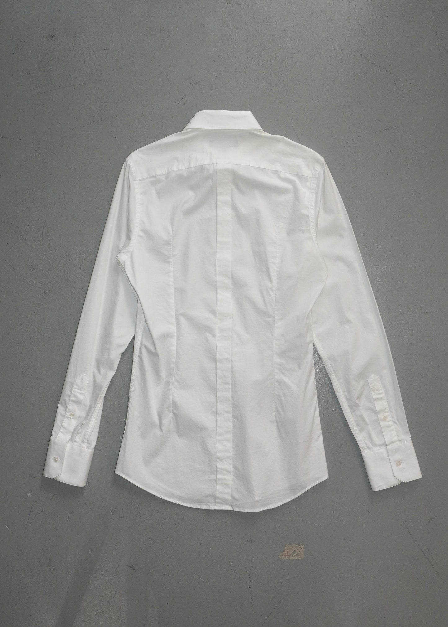 Dolce&Gabbana Long-sleeved Shirt (White, made in Italy)