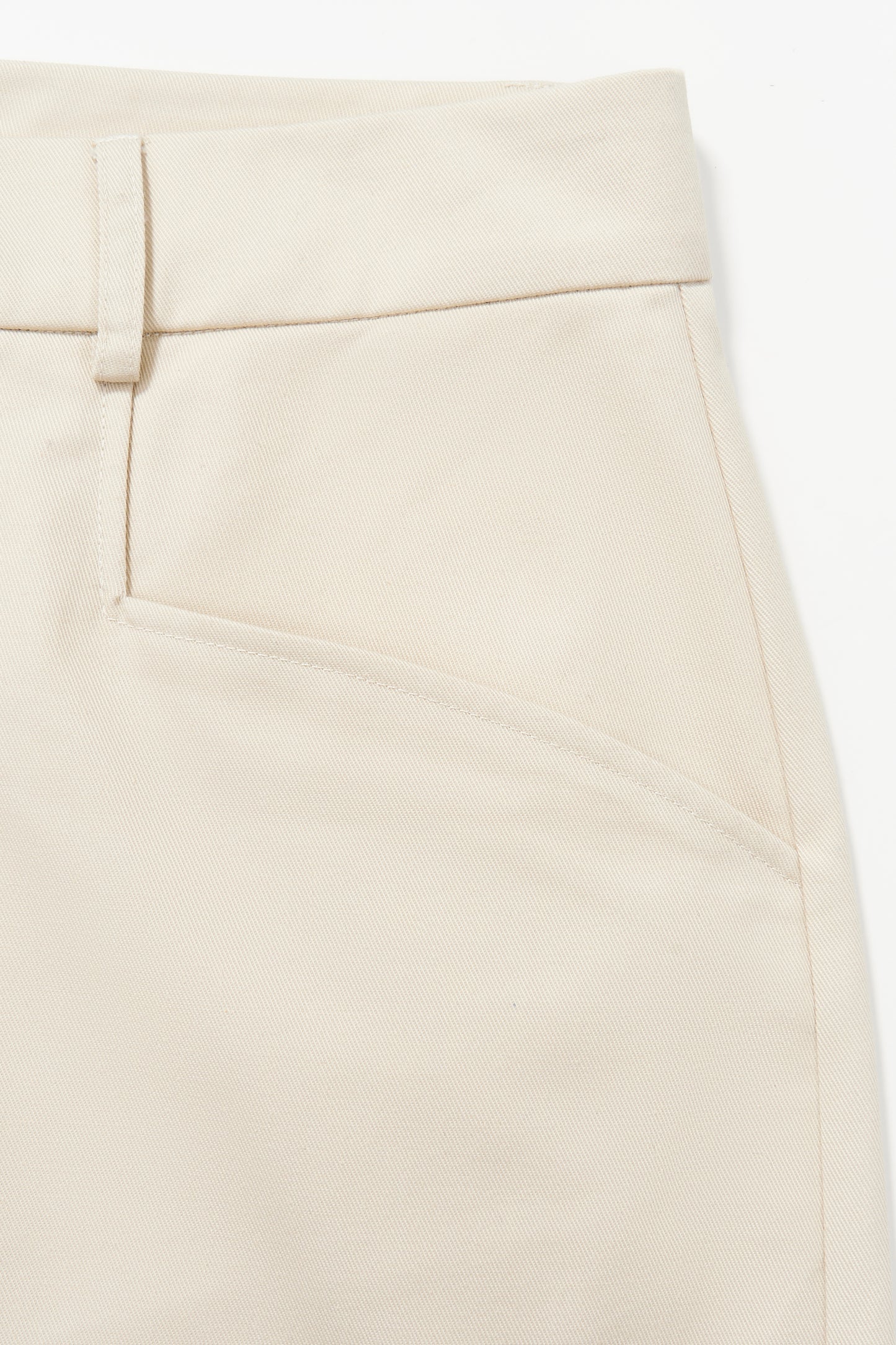 Deconstructed Placket Pants