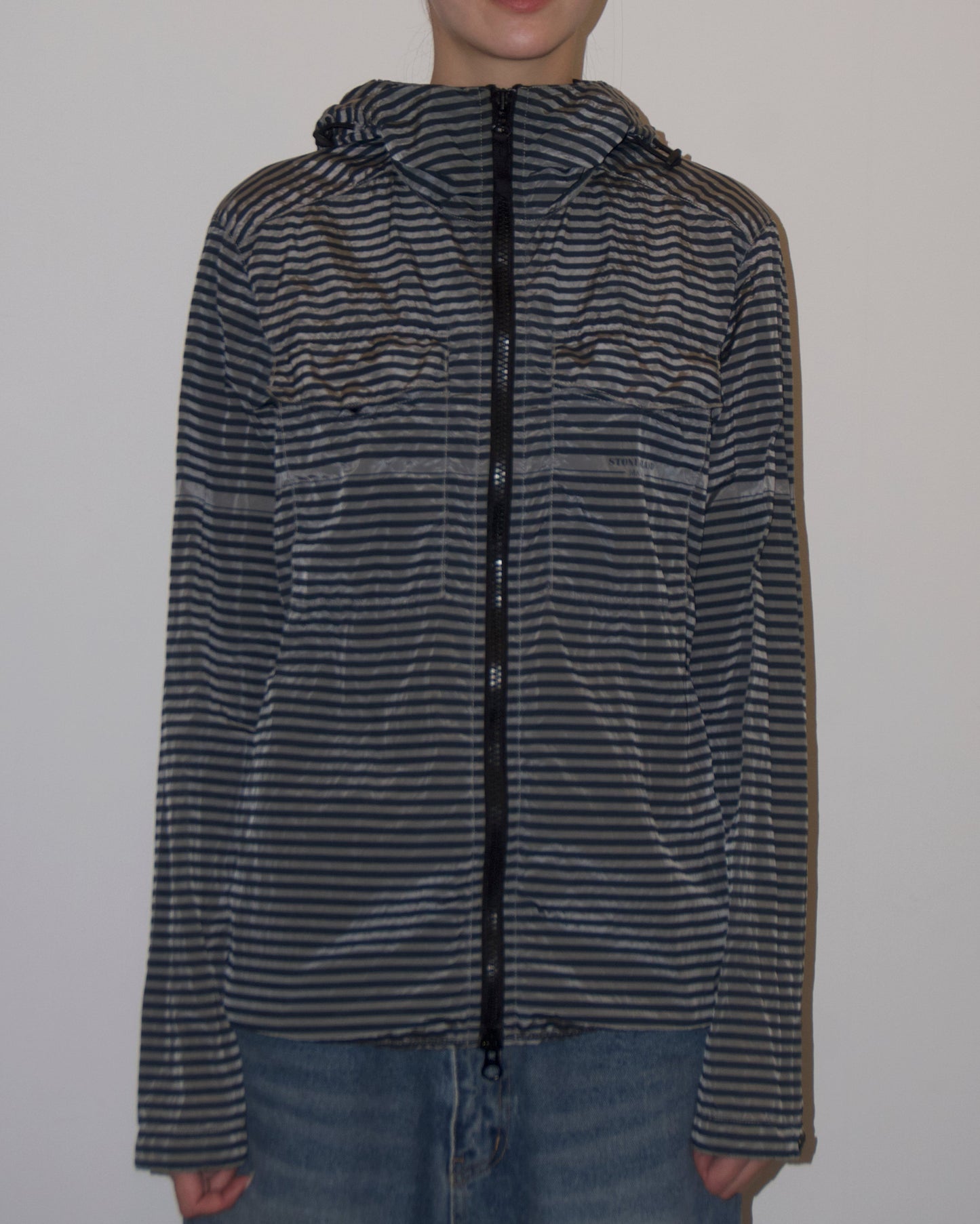 STONE ISLAND MARINA Nylon Border Light Jacket