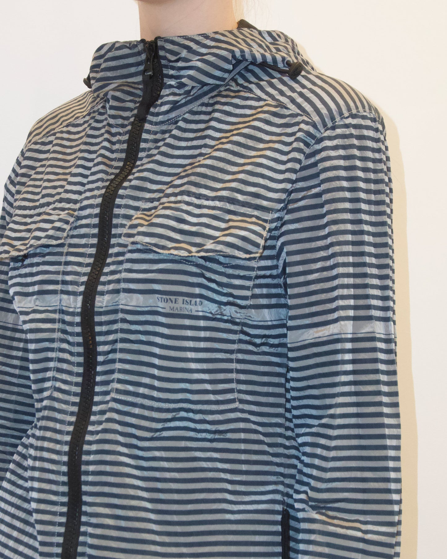 STONE ISLAND MARINA Nylon Border Light Jacket