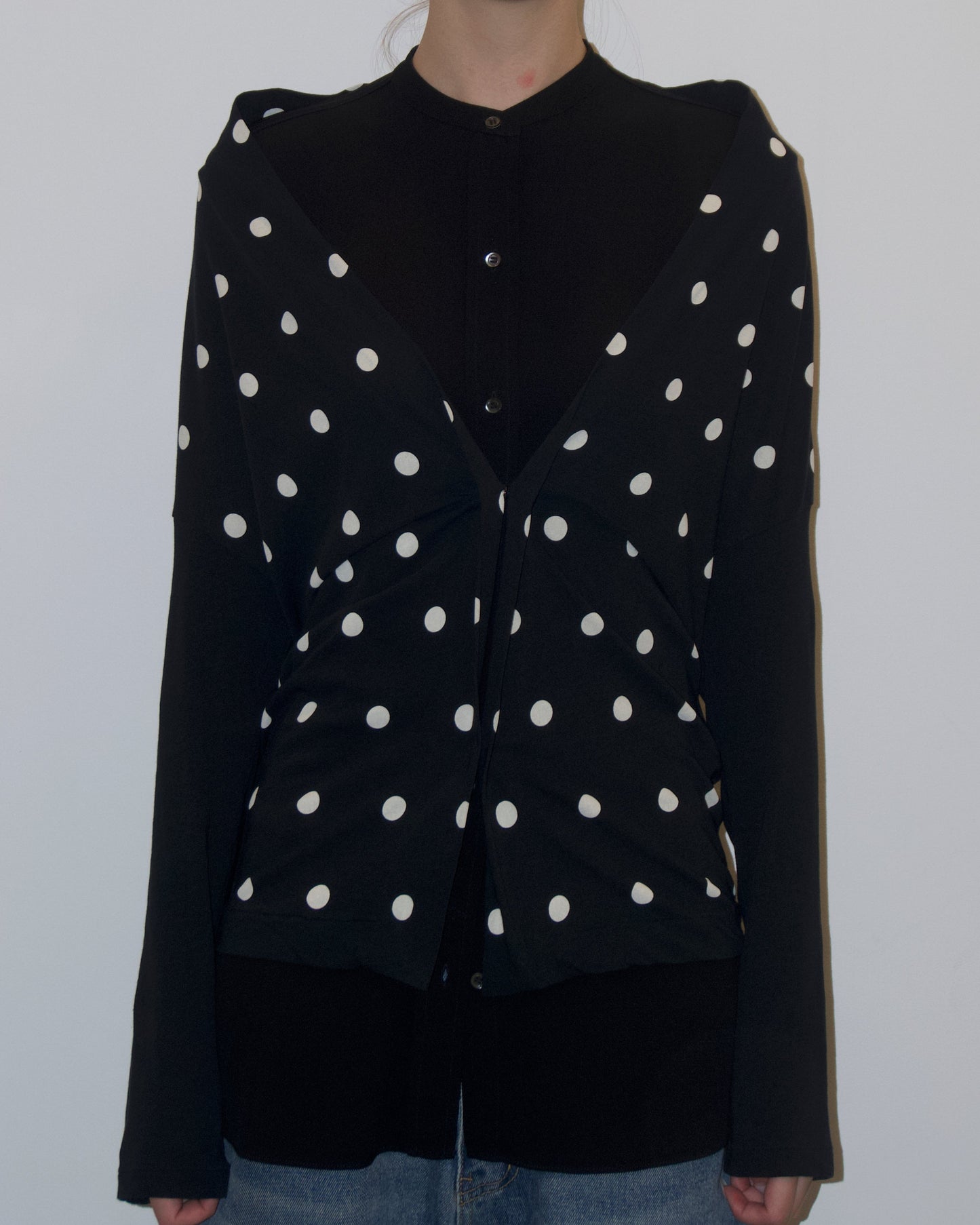 YOHJI YAMAMOTO +NOIR Dot Cardigan