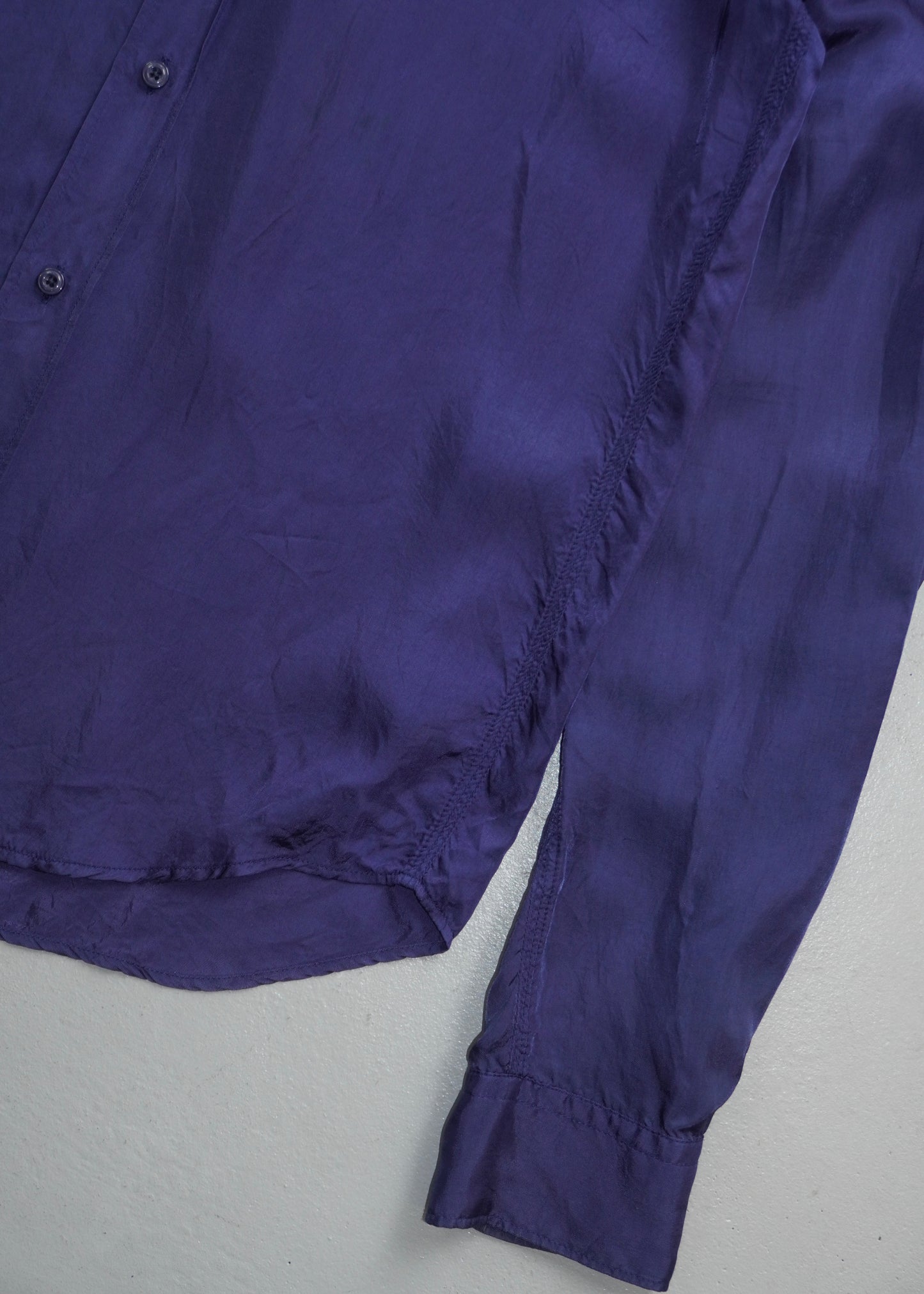 Acne Studios	Cupro Shirts (Navy)