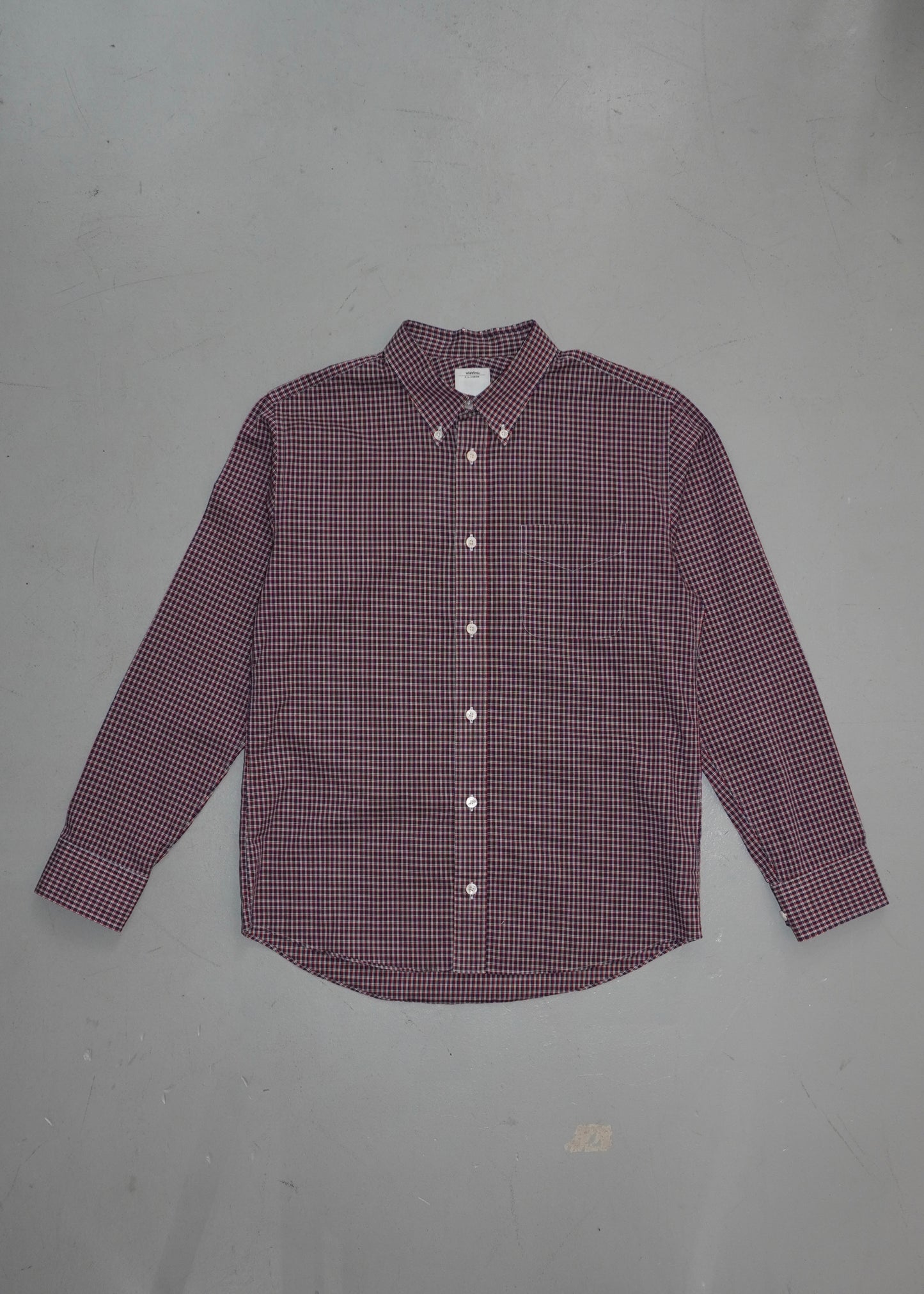 Visvim Long-Sleeved BD Shirt (Checked, made in Japan)