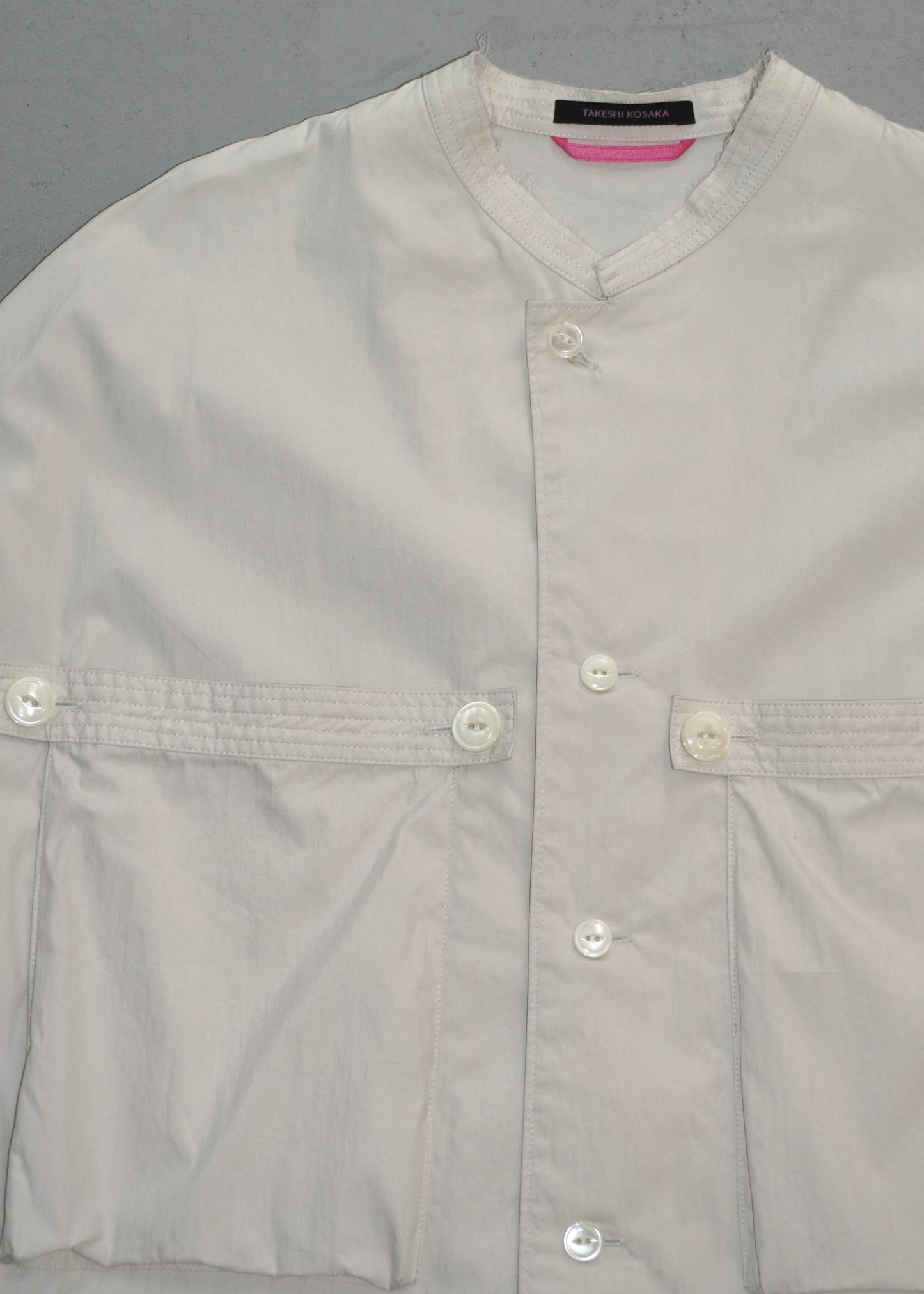 Takeshi Kosaka by Y's Pink Label Big Pocket Shirts Jacket 00's