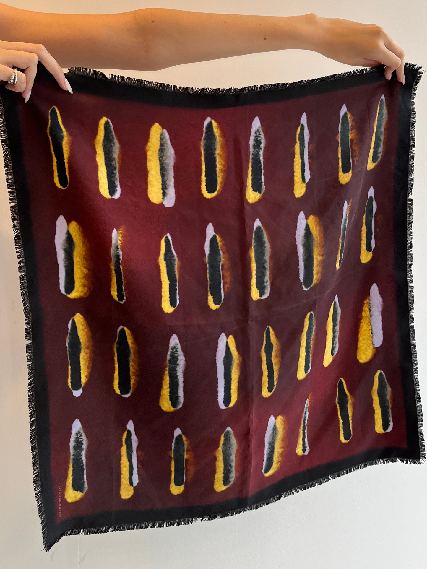 DRIES VAN NOTEN x Len Lye SS21 Edition Flick Silk Scarf