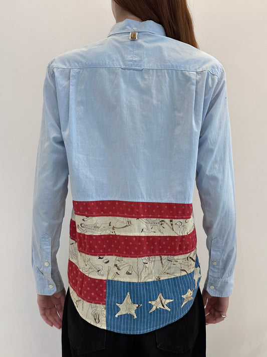 VISVIM SS15 Lungsta Stars Flag Shirt