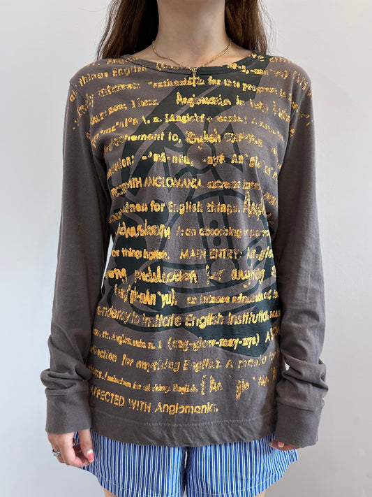 Vivienne Westwood Anglomania Printed L/S Tee