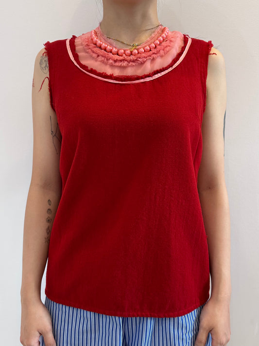 tricot COMME des GARCONS Sleeveless Top