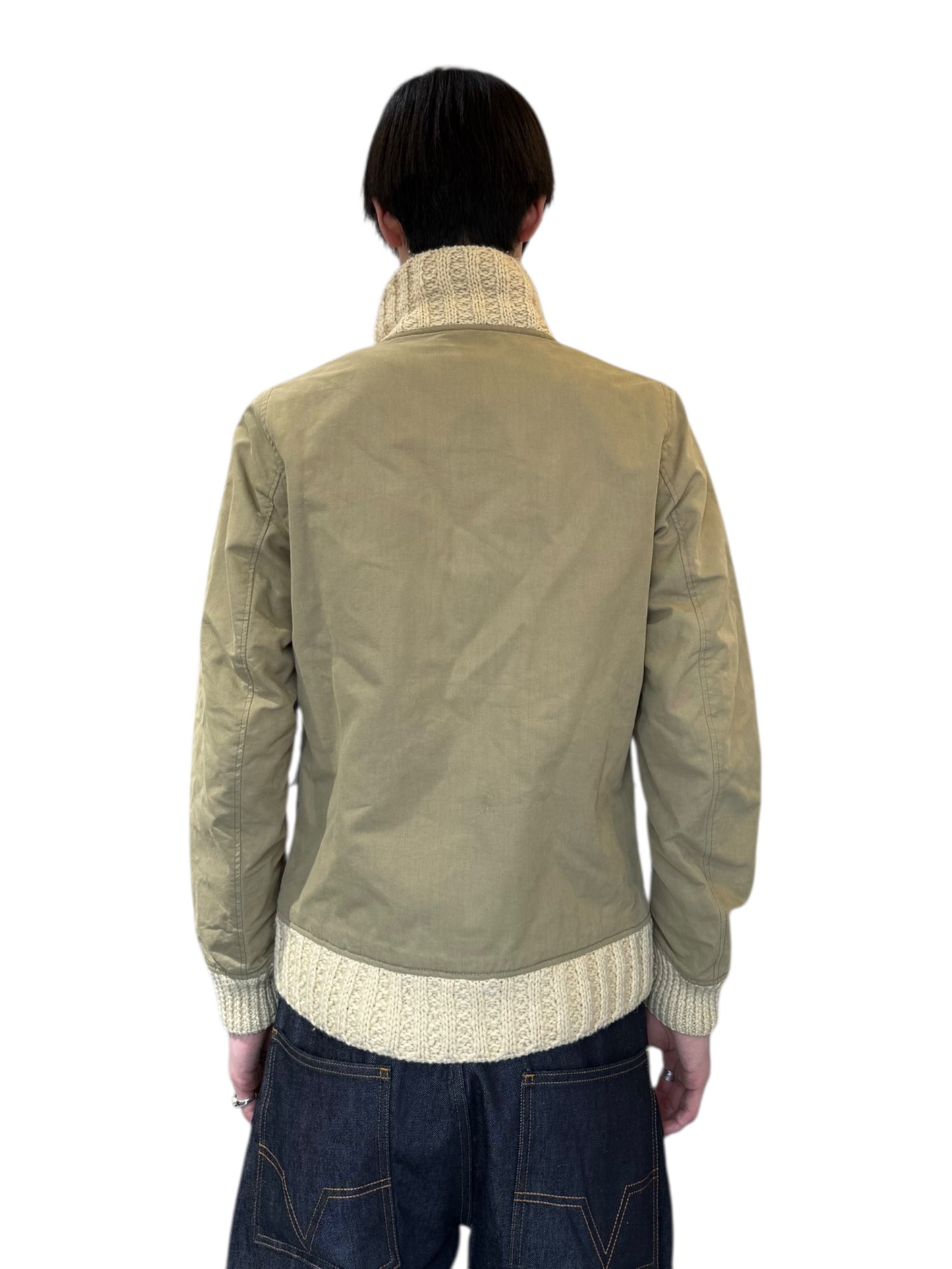 visvim redwood knit collar jacket