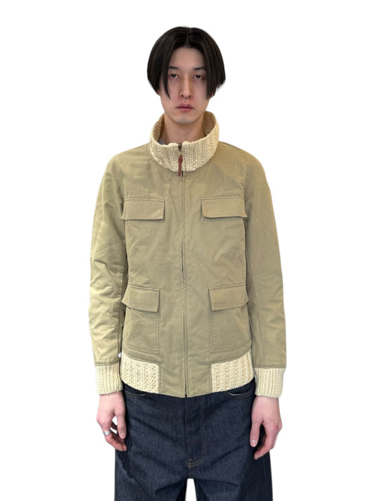 visvim redwood knit collar jacket