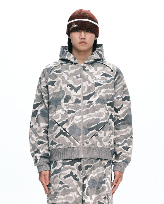 Camo zip-up Grey camo