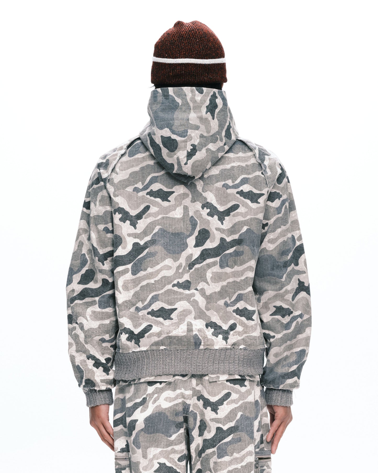Camo zip-up Grey camo