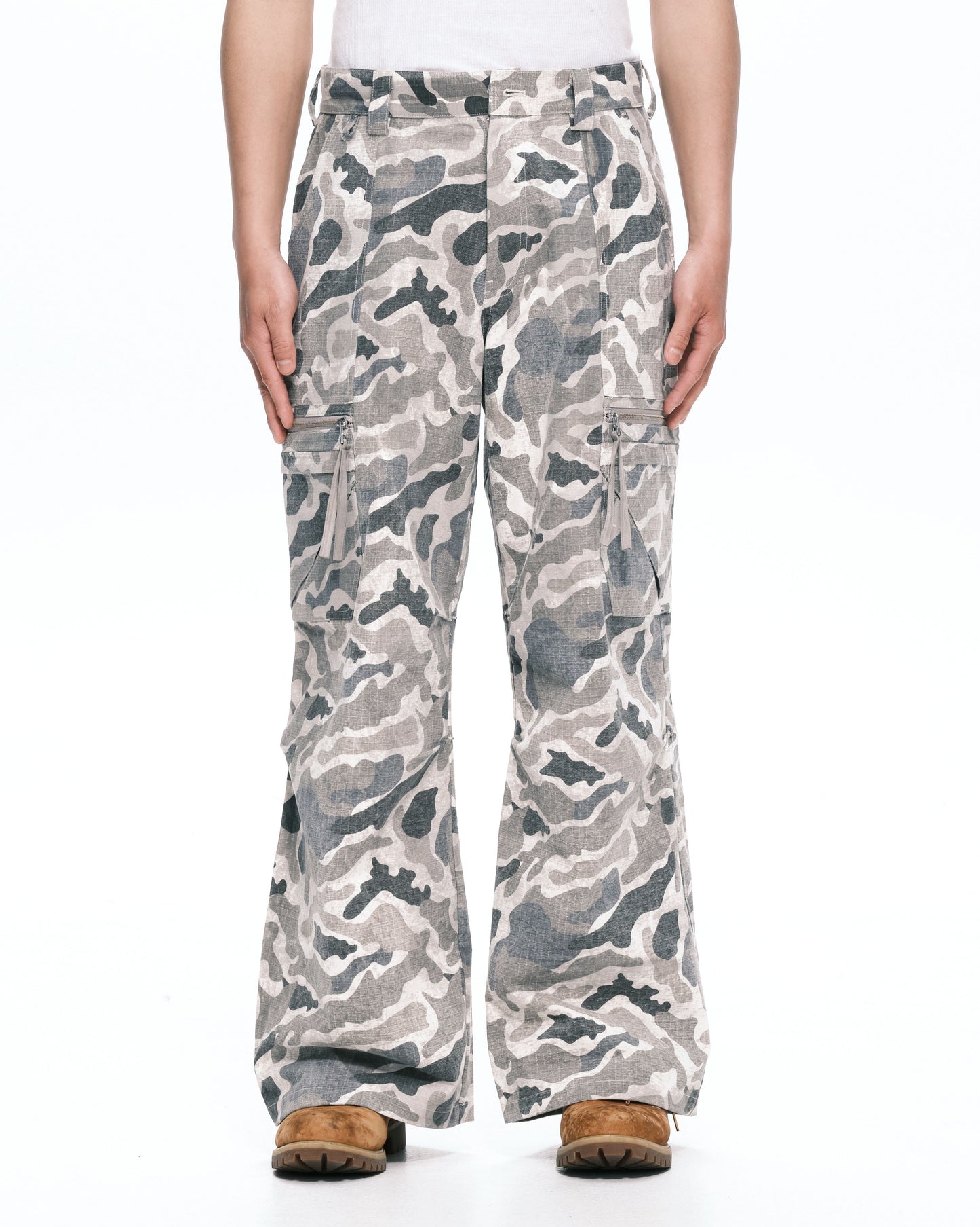Camo tucked cargo Grey camo