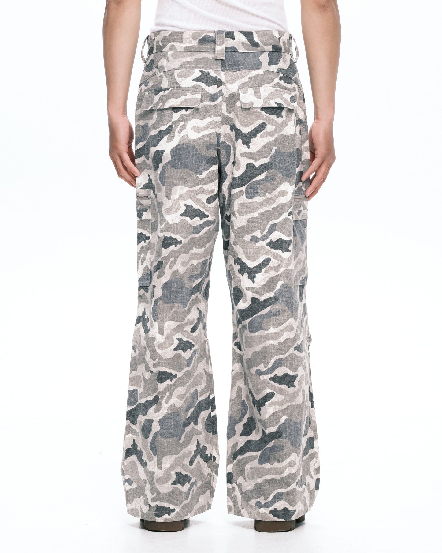Camo tucked cargo Grey camo