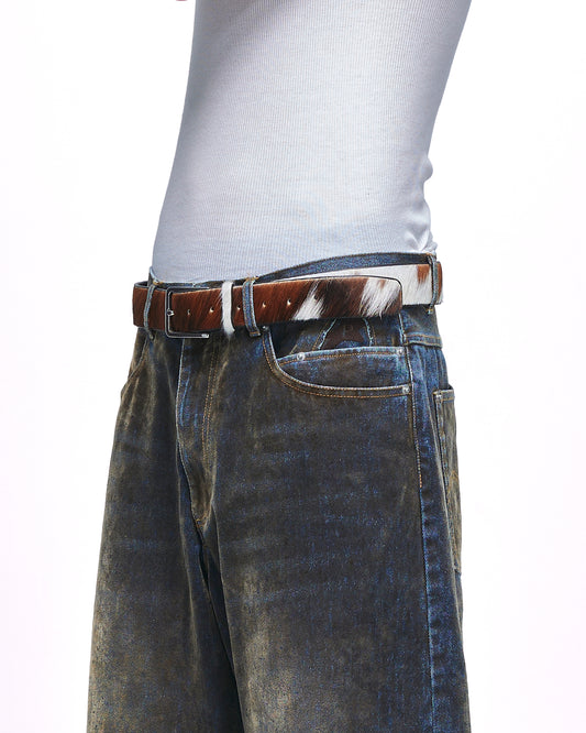 Cowhide belt