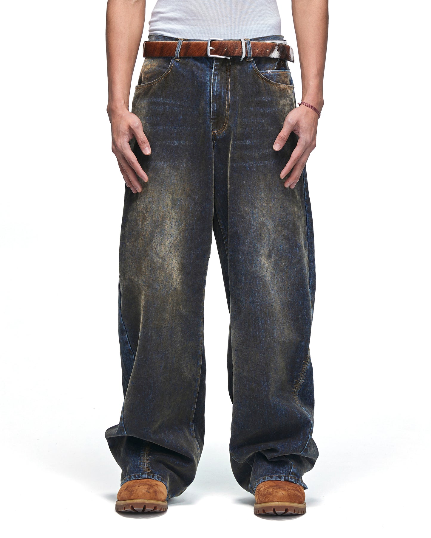 Cowhide belt