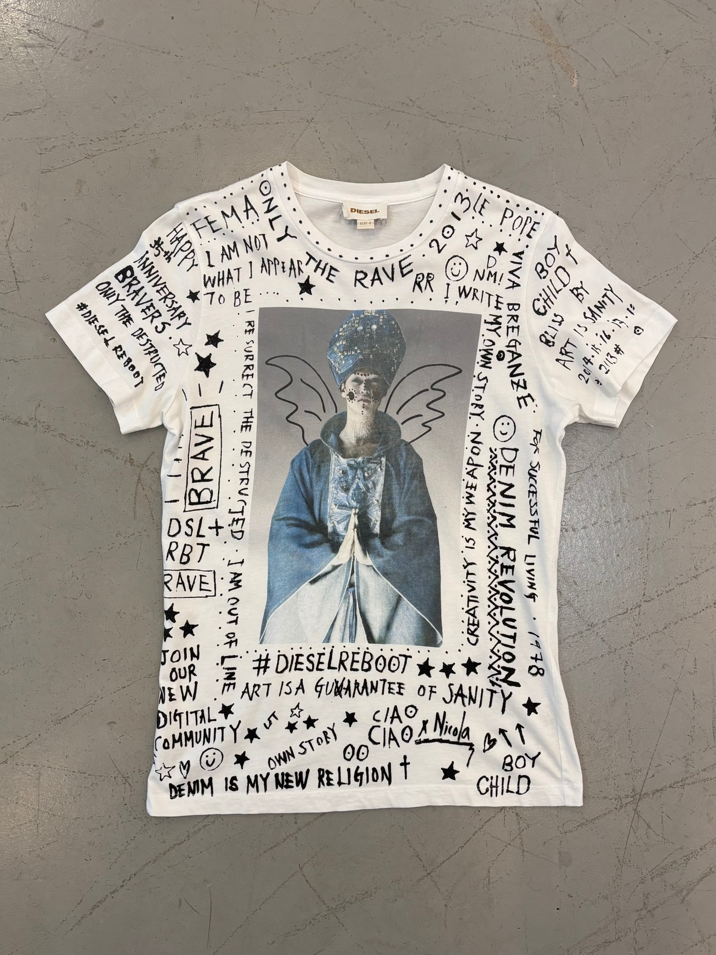 DIESEL Graffiti tee