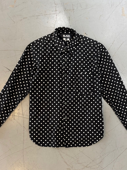 Black COMME des GARCONS Dot Shirt