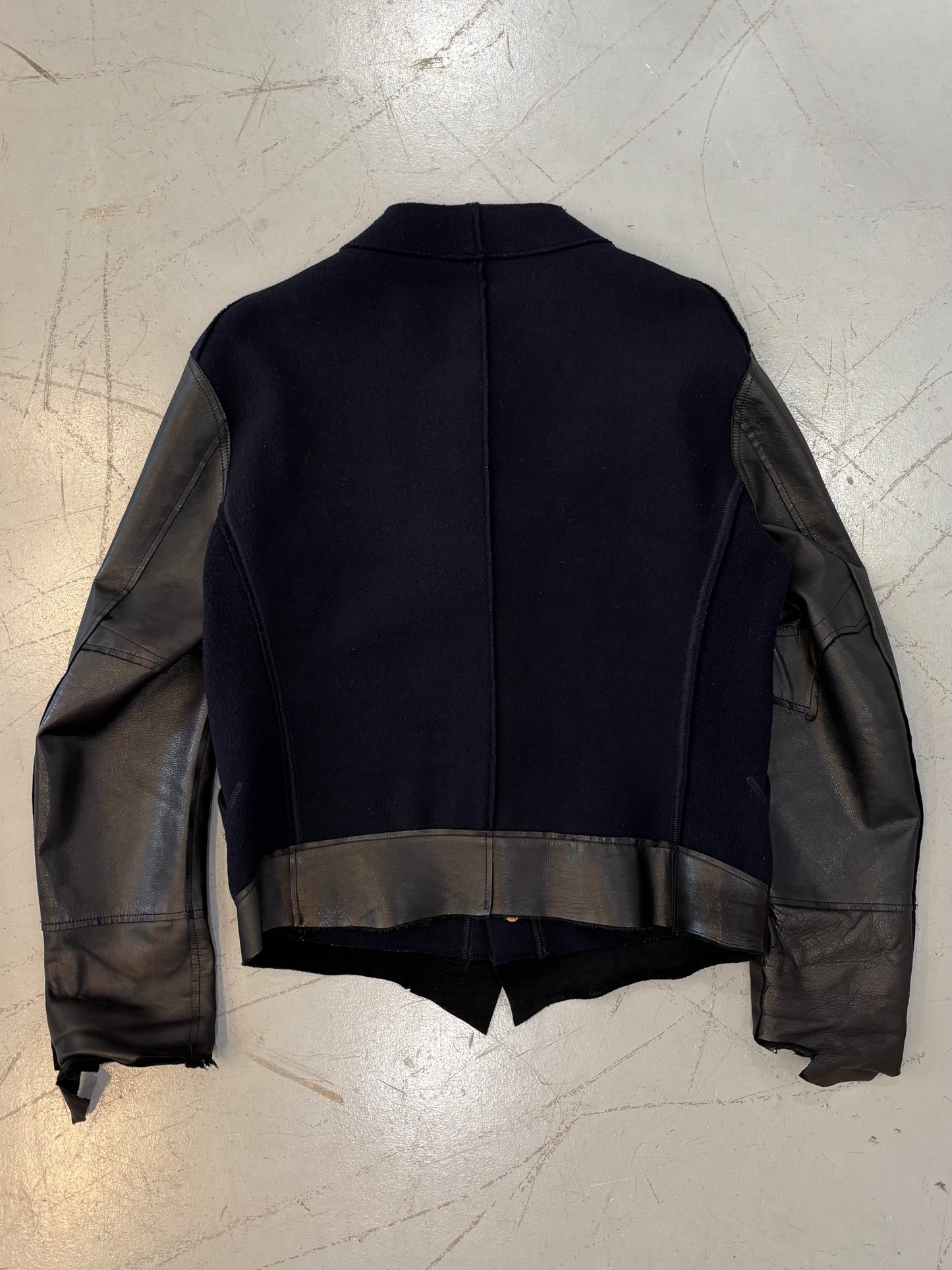 TAKAHIROMIYASHITA TheSoloist. Horse Leather Sleeve jacket