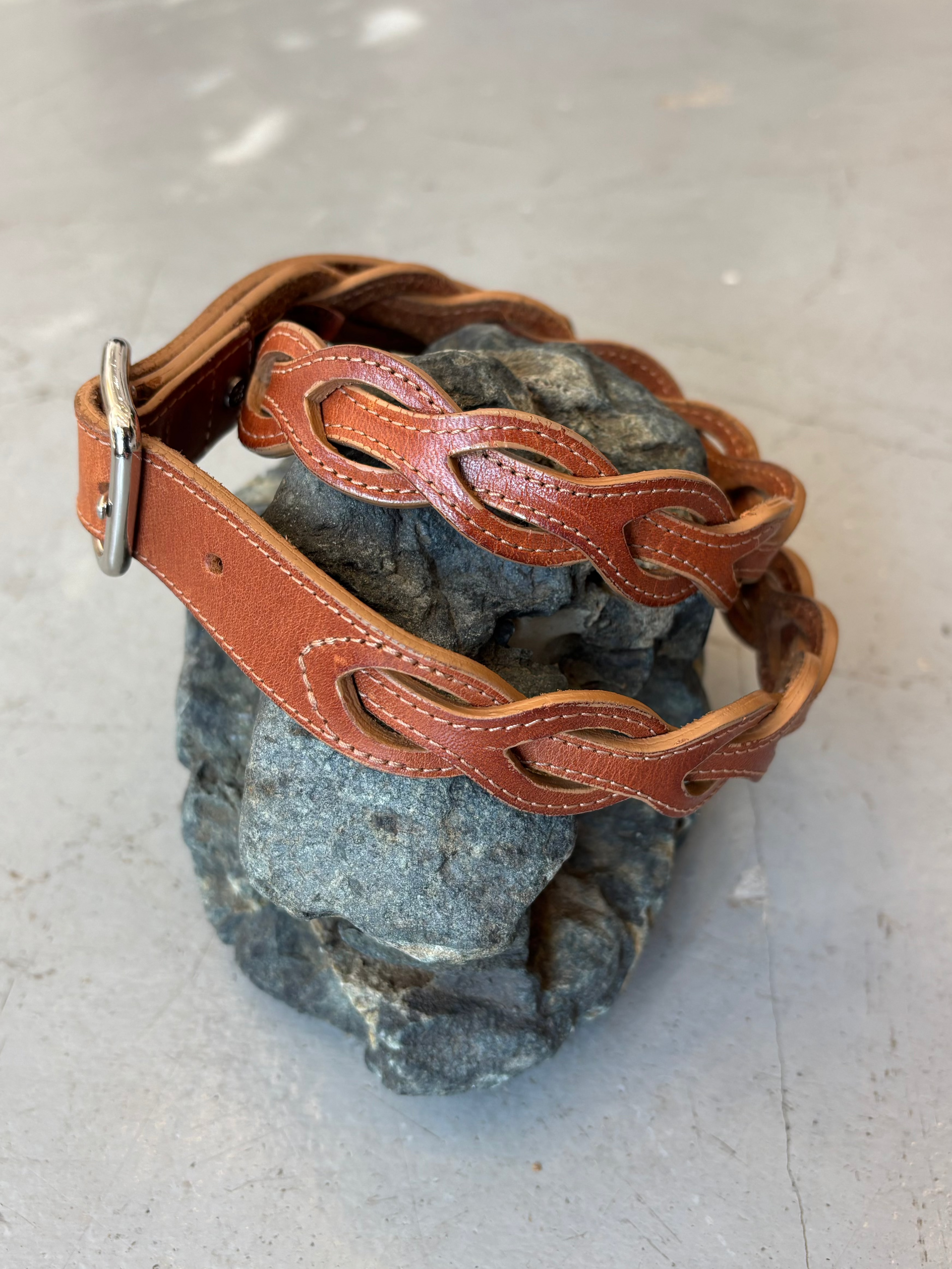 【お得】 DRIES MIDITOKYO – belt leather twisted NOTEN VAN 小物