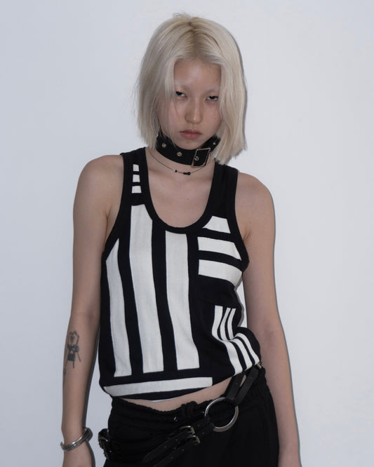 Y-3 Patchwork Tank Top