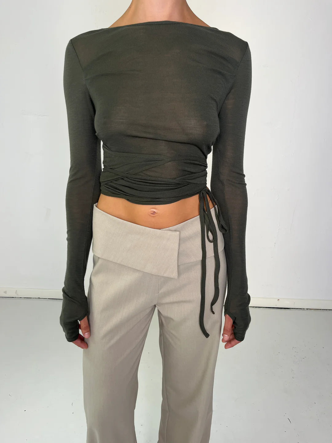 Luna Wrap Blouse