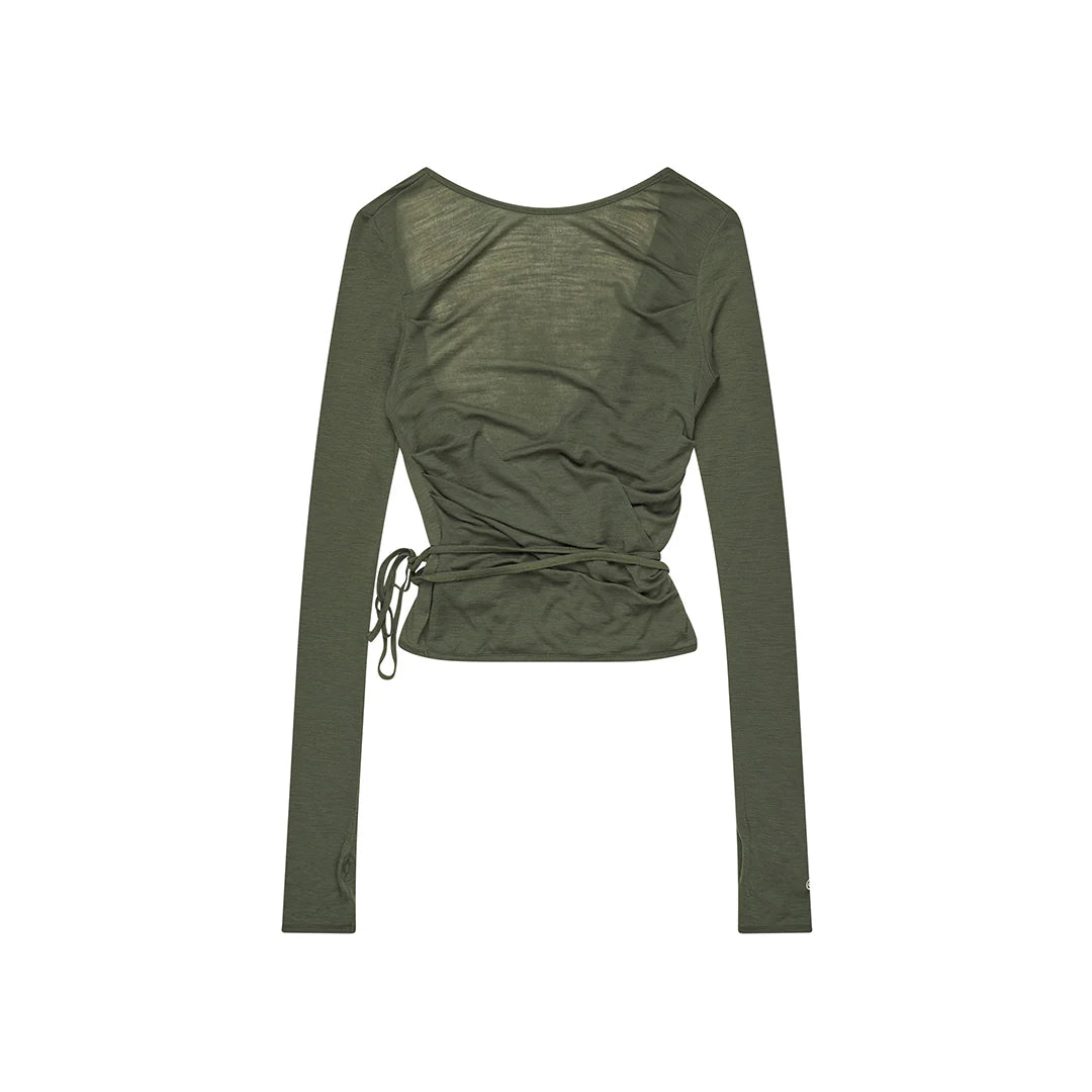 Luna Wrap Blouse