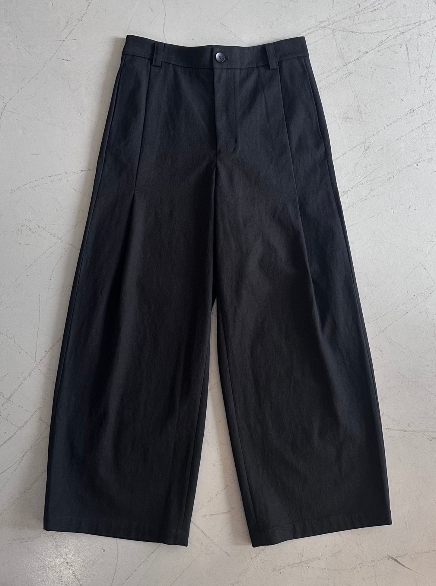 Double pleated pants