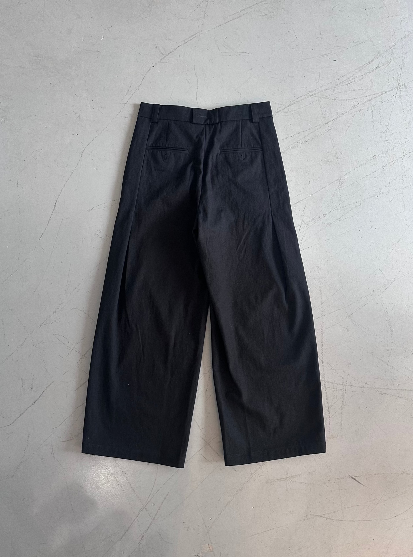 Double pleated pants