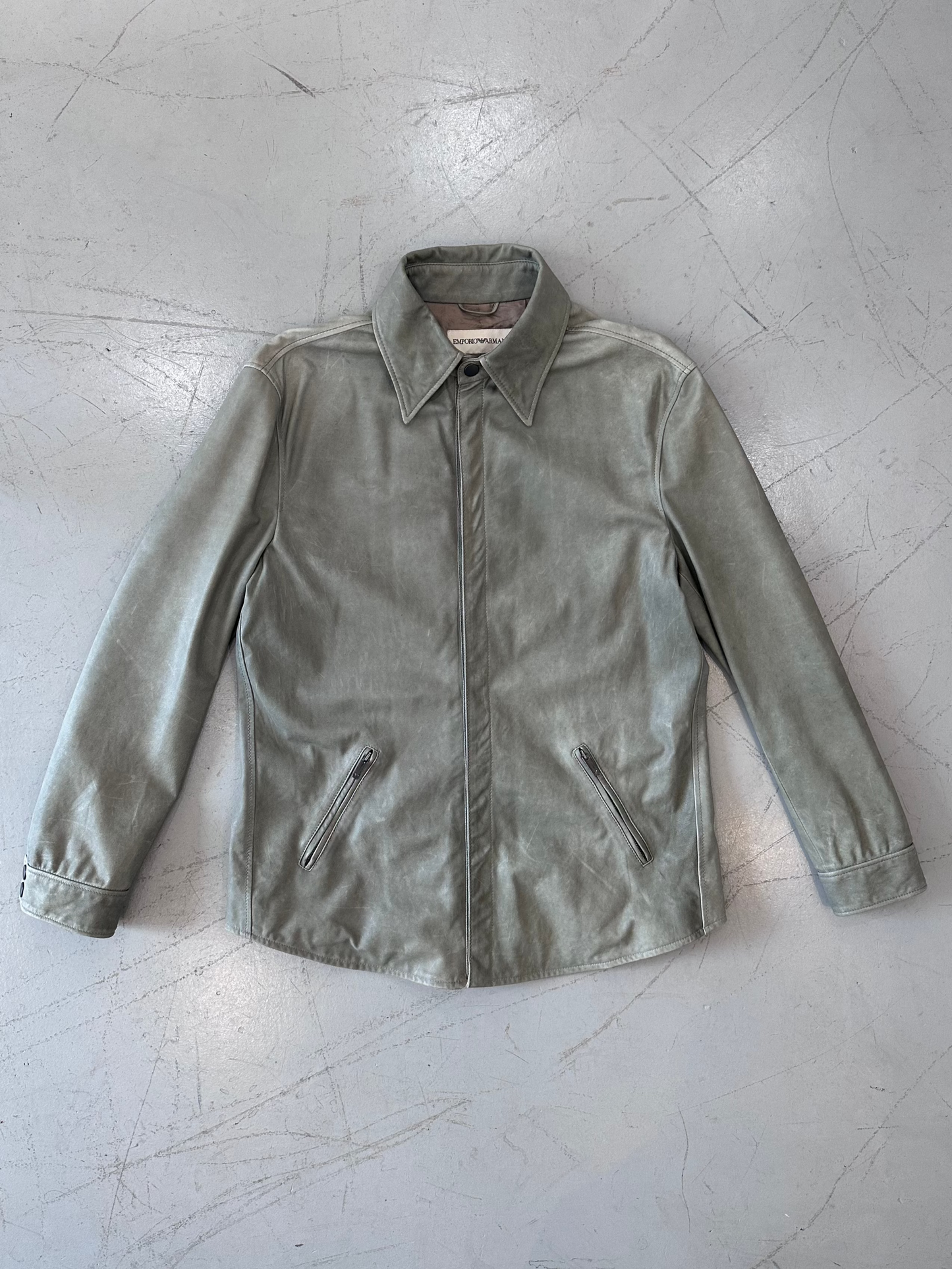 EMPORIO ARMANI leather jacket