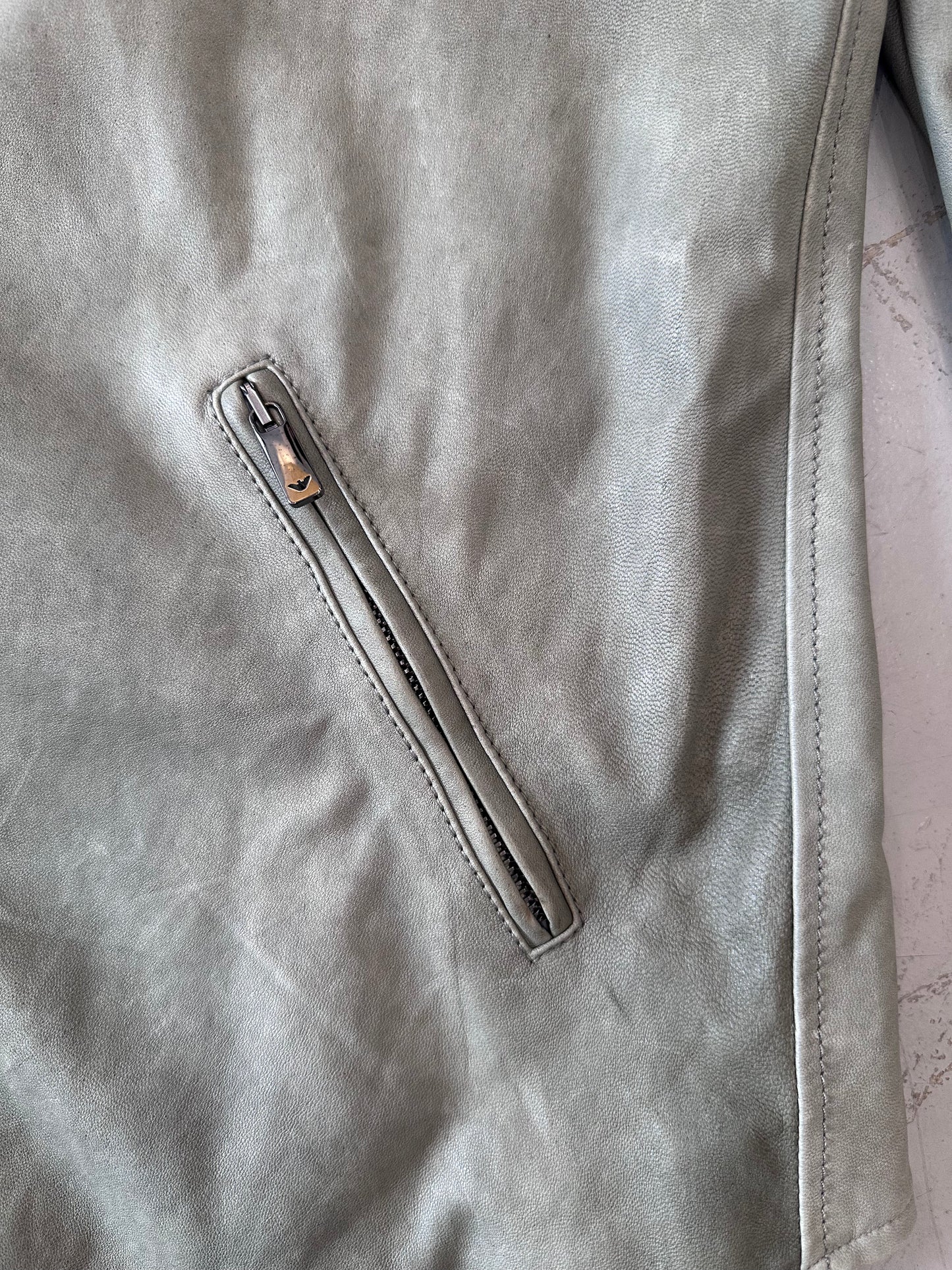 EMPORIO ARMANI leather jacket
